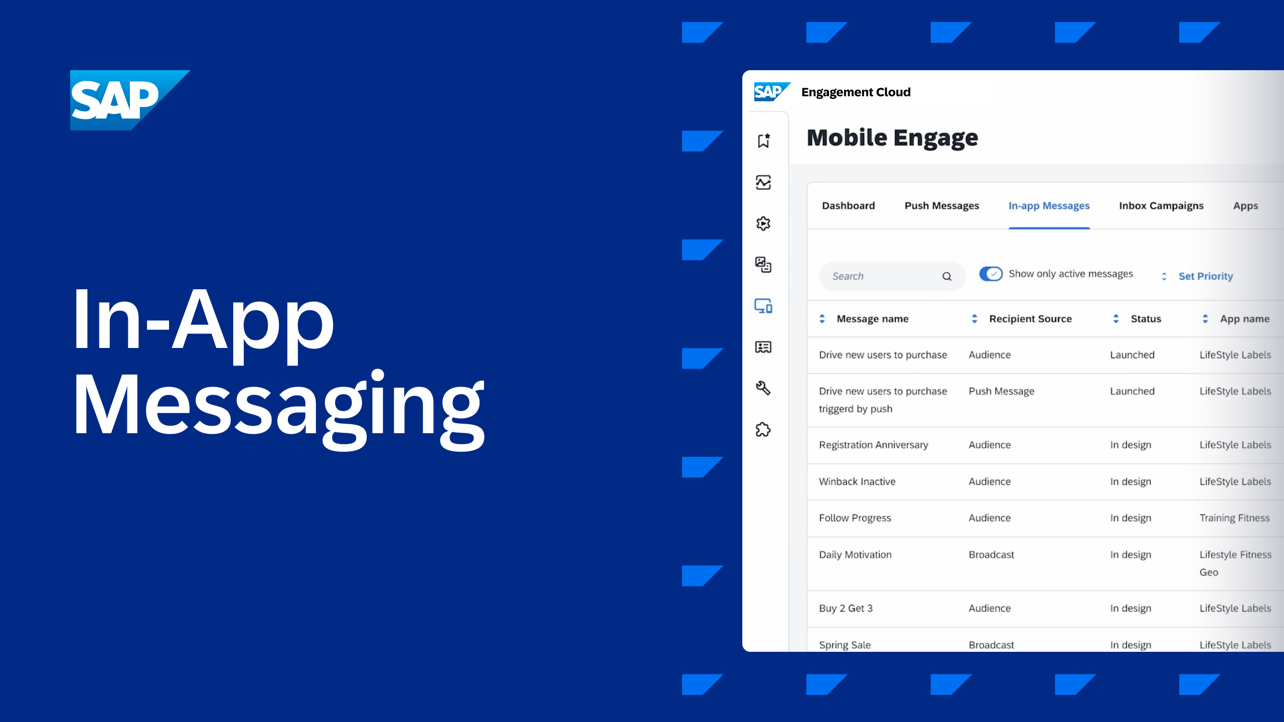 Ema Product Training Mobile Engage  in App Youtube Thumbnail 1280x720px